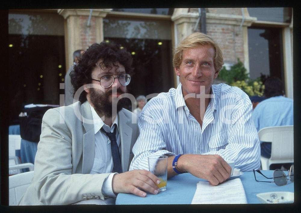 35mm vintage slide* 1987 MOSTRA CINEMA VENEZIA Stephen POLIAKOFF Charles DANCE 2