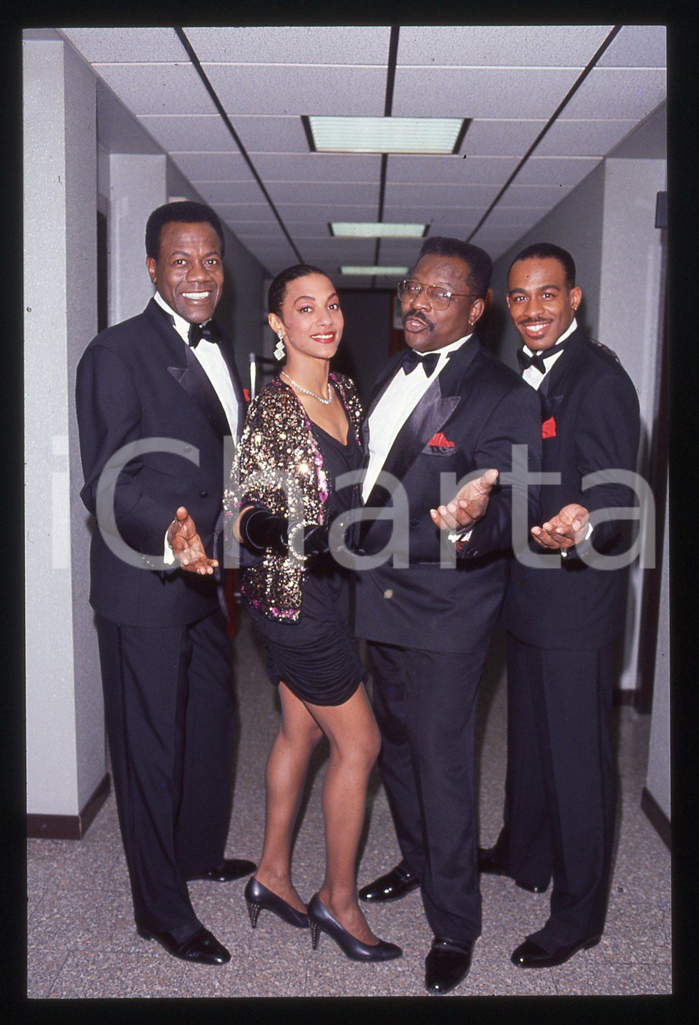 35mm vintage slide* 1991 TELEMIKE - THE PLATTERS backstage (26)