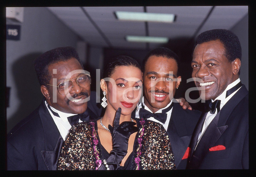 35mm vintage slide* 1991 TELEMIKE - THE PLATTERS backstage (27)