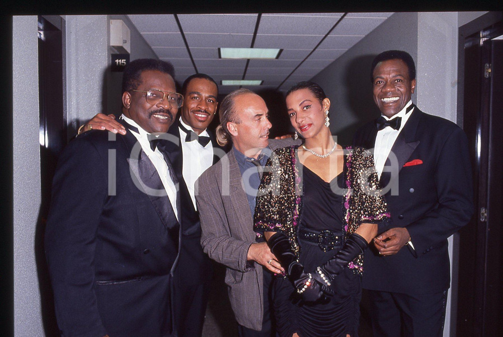 35mm vintage slide* 1991 TELEMIKE - THE PLATTERS backstage (28)