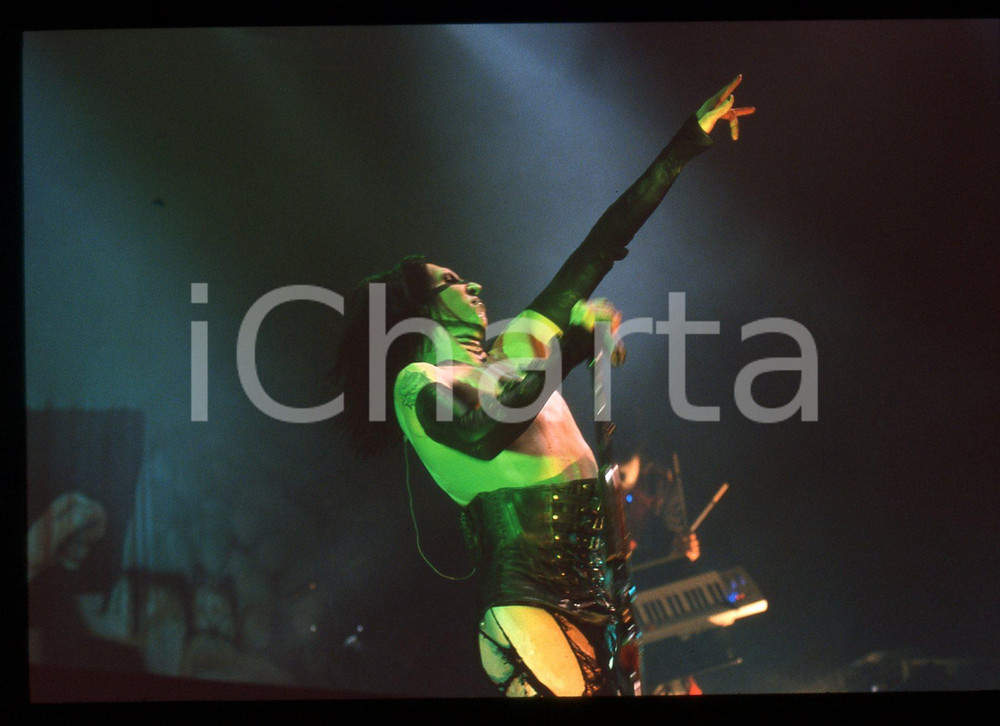 35mm vintage slide* 2001 MILANO Marilyn MANSON Guns, God and Government tour 13