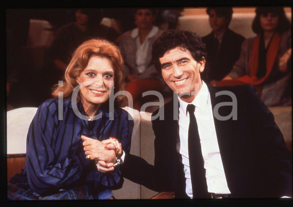 35mm vintage slide* 1981 LES NOUVEAUX RENDEZ-VOUS Melina MERCOURI Jack LANG