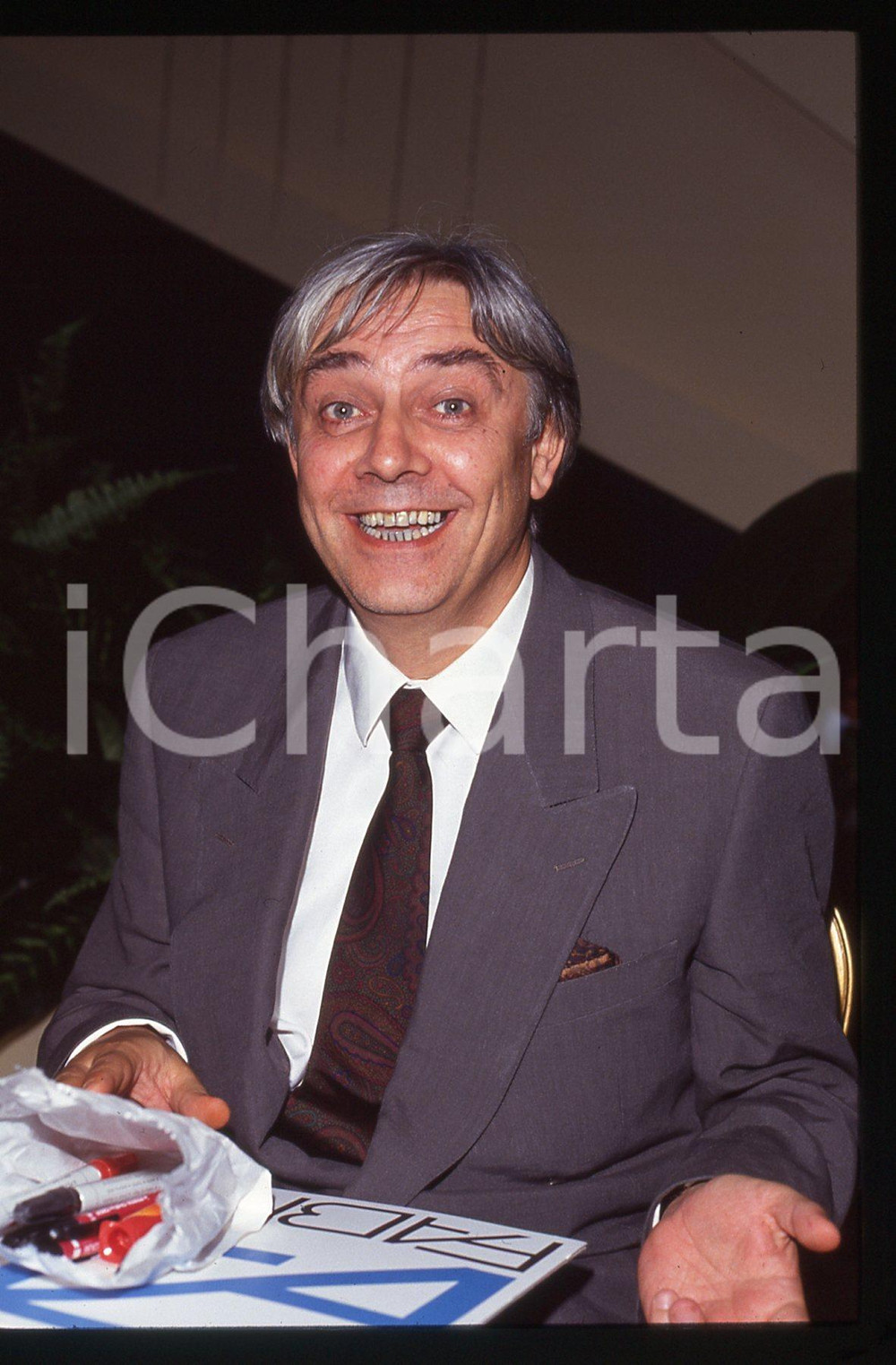 35mm vintage slide* 1990ca ITALIA - COSTUME Milo MANARA ritratto (14)