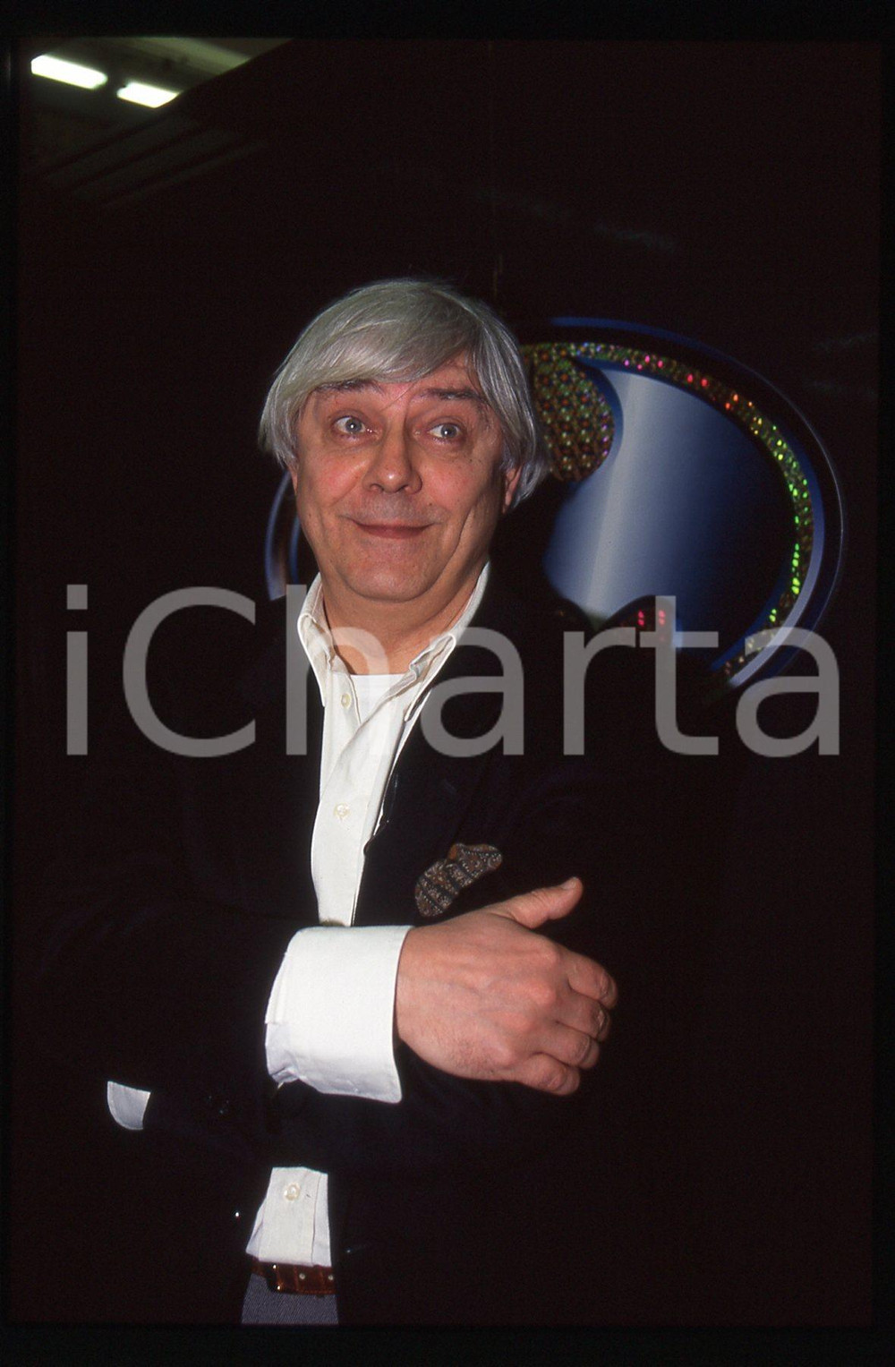35mm vintage slide* 1990ca ITALIA - COSTUME Milo MANARA visita mostra (1)