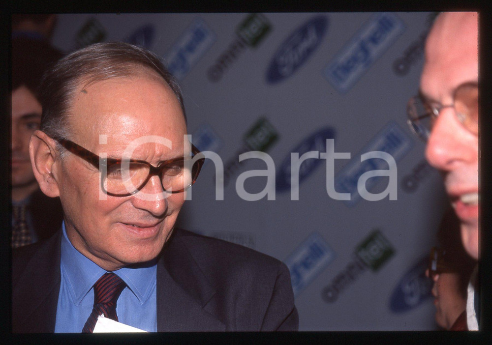 35mm vintage slide* 1999 FESTIVAL DI SANREMO Ennio MORRICONE Ritratto (1)