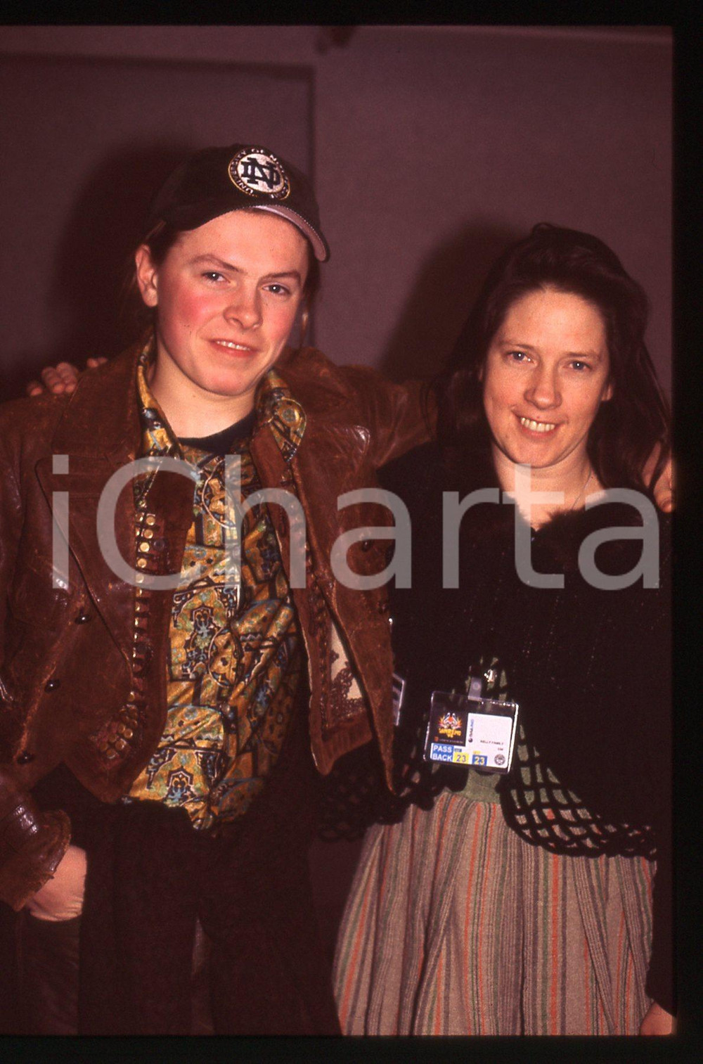 35mm vintage slide* 1995ca ITALIA - COSTUME Patricia e Caterine KELLY (1)