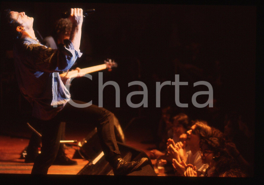 35mm vintage slide* 1990ca ITALIA - MUSICA - NOISEWORKS durante un concerto (2)
