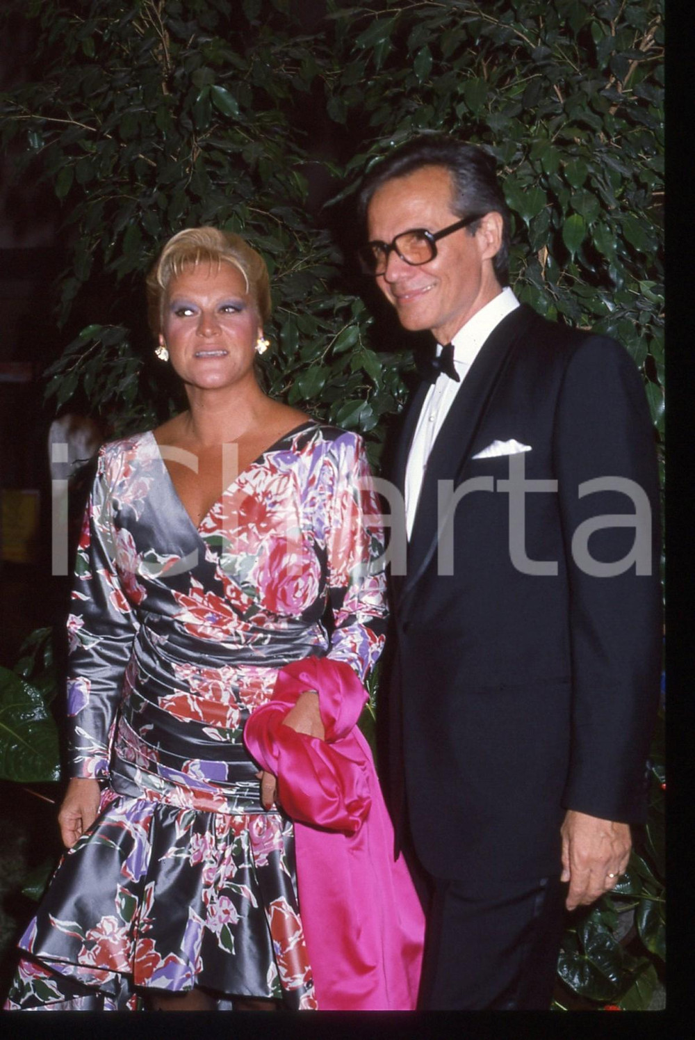 35mm vintage slide* 1985 ca ITALIA LIRICA Lucia VALENTINI TERRANI a un party (5)