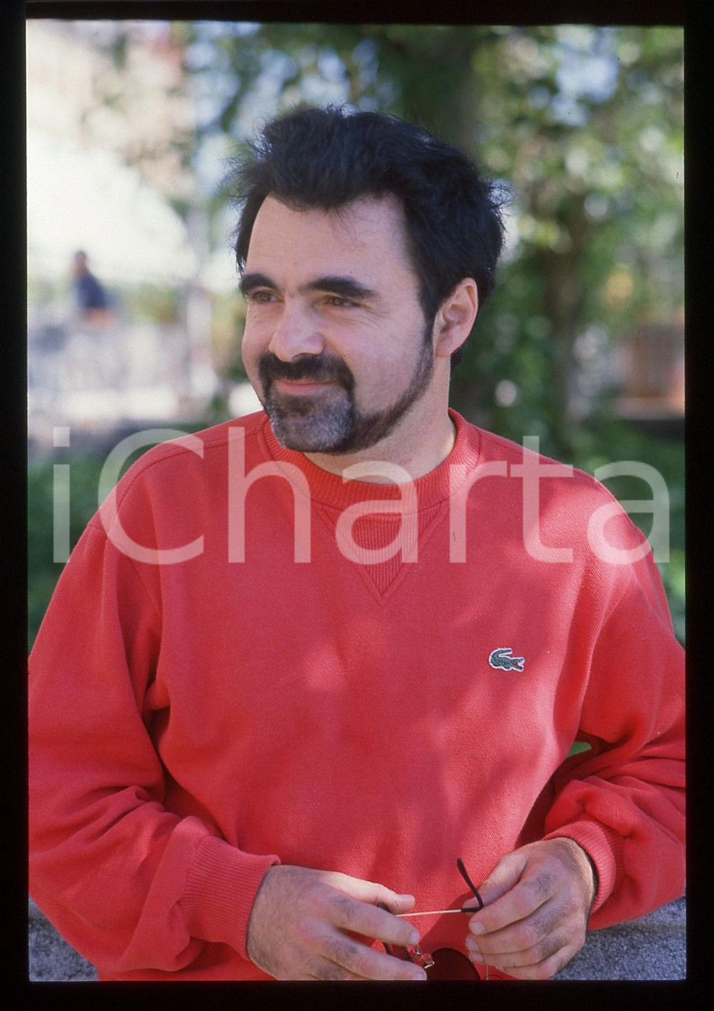 35mm vintage slide* 1986 MOSTRA DI VENEZIA Carlos SORIN Ritratto del regista (3)