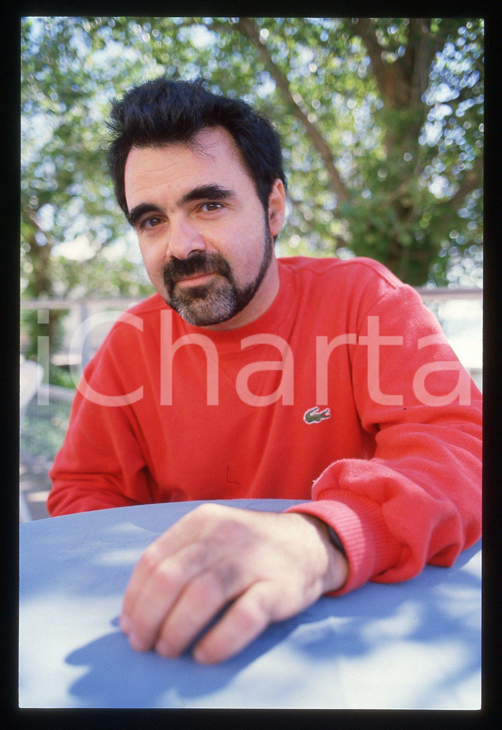 35mm vintage slide* 1986 MOSTRA DI VENEZIA Carlos SORIN Ritratto del regista (4)