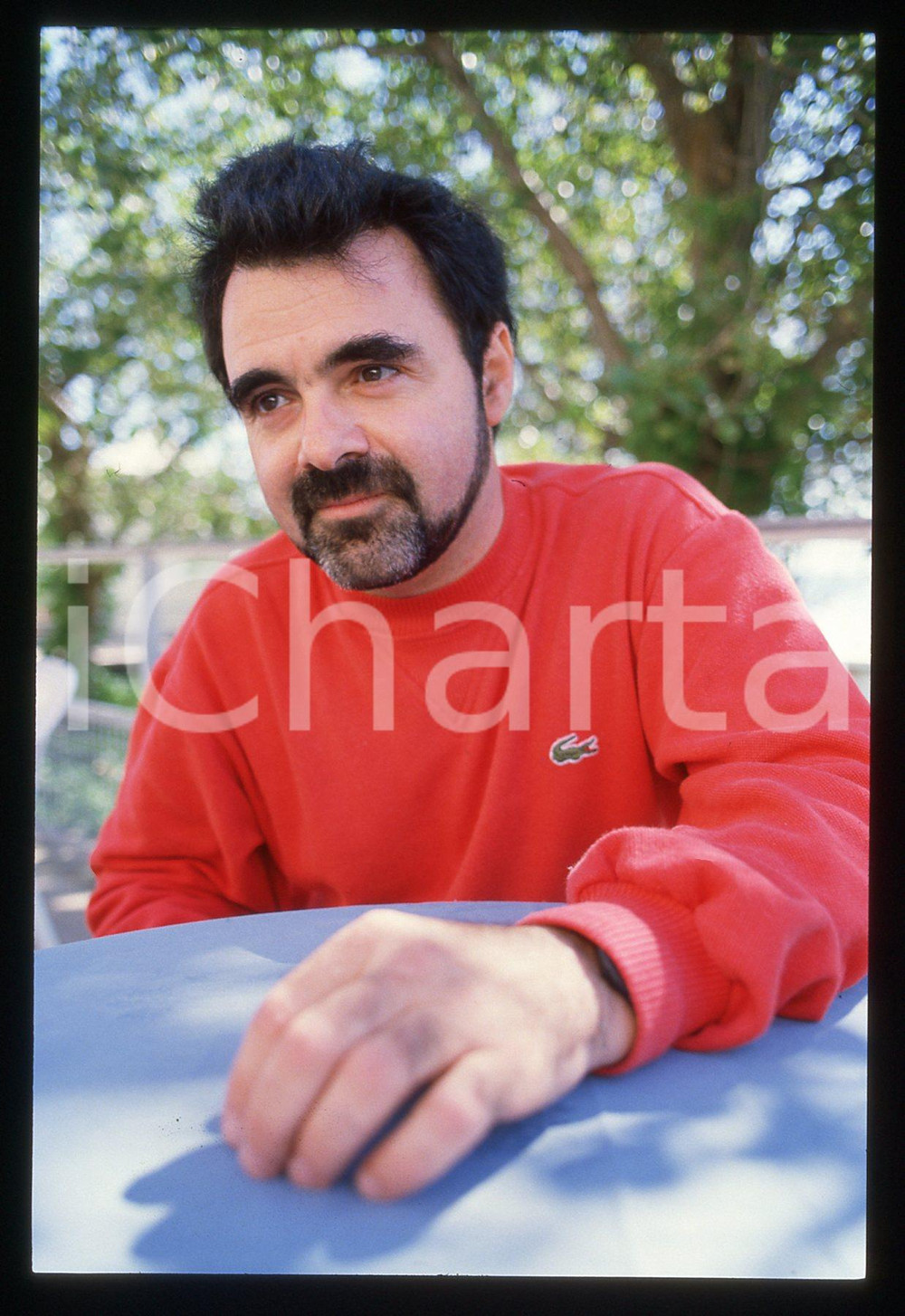 35mm vintage slide* 1986 MOSTRA DI VENEZIA Carlos SORIN Ritratto del regista (5)