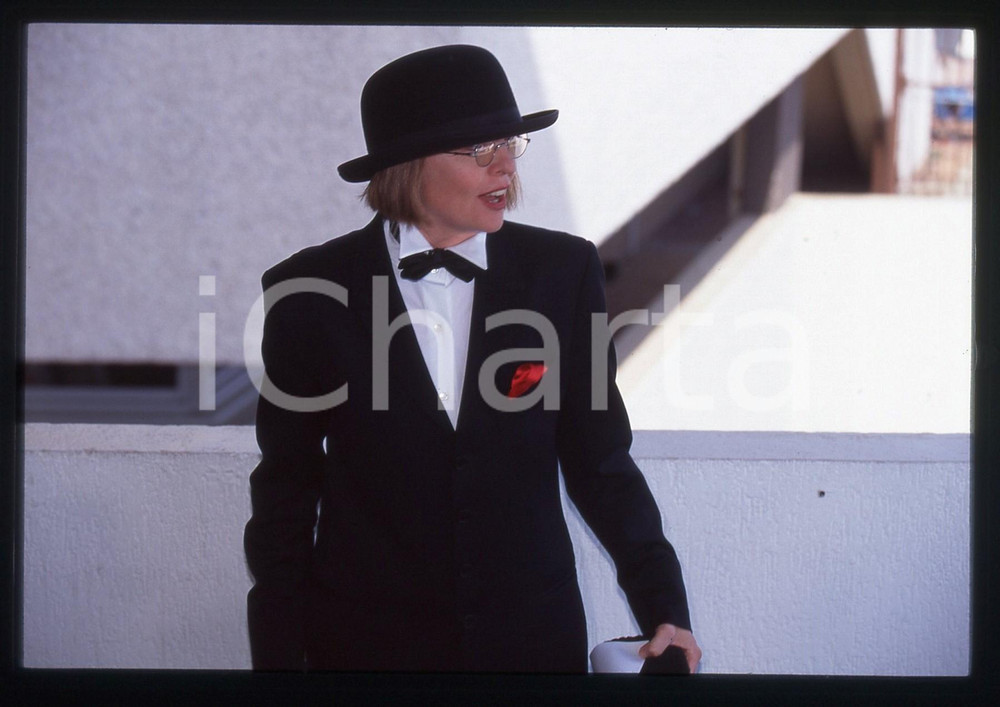 Fotografia d epoca originale 35mm vintage slide 1995 FESTIVAL DI CANNES Diane KEATON Ritratto dell attrice 1 1