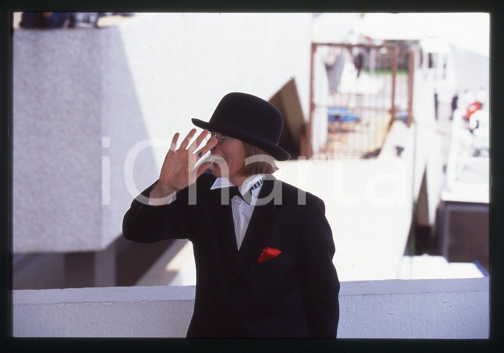 Fotografia d epoca originale 35mm vintage slide 1995 FESTIVAL DI CANNES Diane KEATON Ritratto dell attrice 4 1