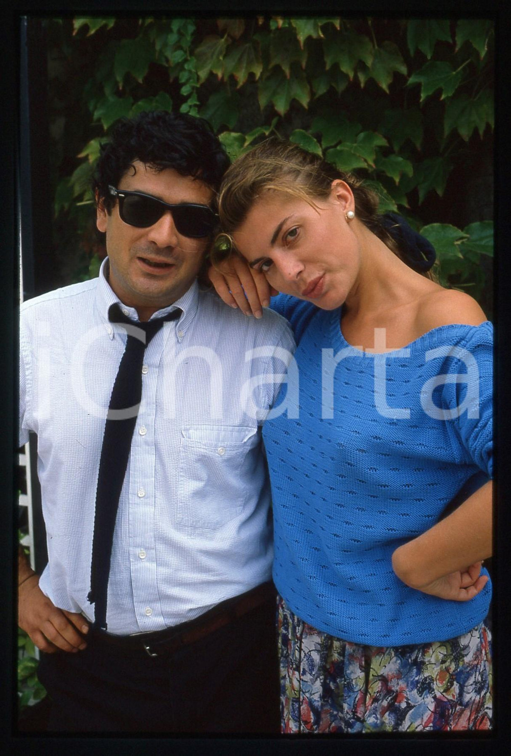 35mm vintage slide* 1985 ca ITALIA CINEMA Victor CAVALLO Ritratto dell'attore 12