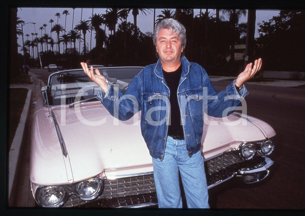 35mm vintage slide* 1989 LOS ANGELES Marc CERRONE Ritratto del cantante (3)