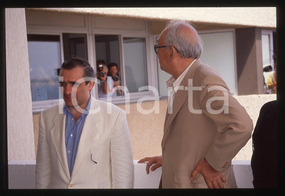 35mm vintage slide* 1990 CANNES Akira KUROSAWA Martin SCORSESE Ritratto (3)