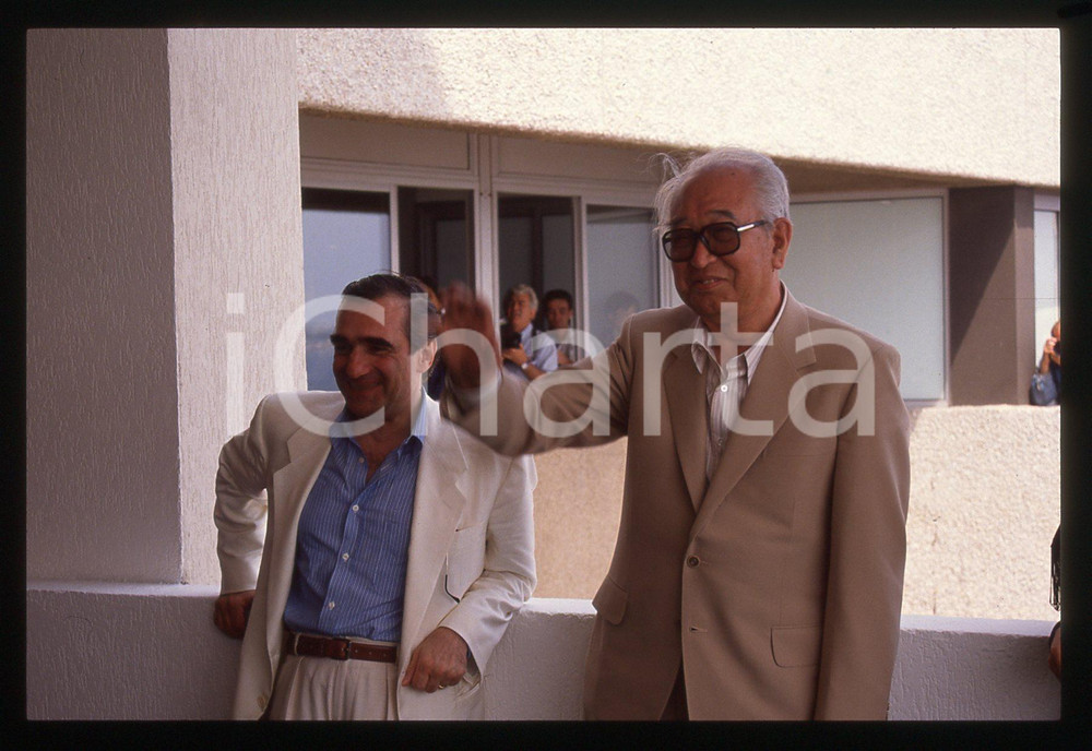 35mm vintage slide* 1990 CANNES Akira KUROSAWA Martin SCORSESE Ritratto (4)