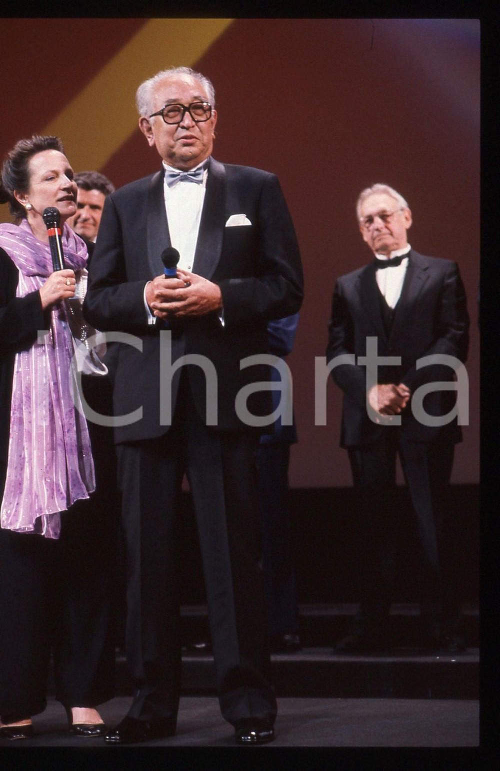 35mm vintage slide* 1990 CANNES Akira KUROSAWA al Festival del Cinema (13)
