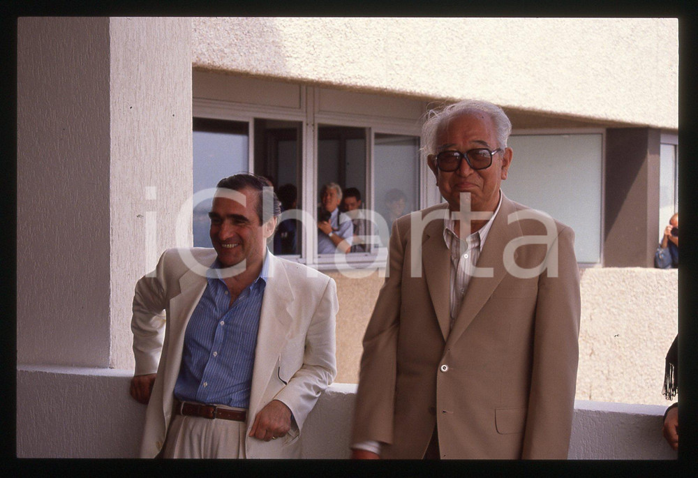 35mm vintage slide* 1990 CANNES Akira KUROSAWA Martin SCORSESE Ritratto (8)