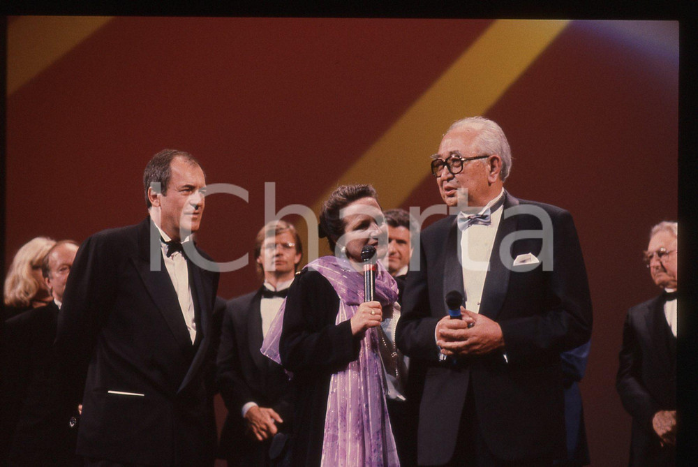 35mm vintage slide* 1990 FESTIVAL DI CANNES Akira KUROSAWA Bernardo BERTOLUCCI 3