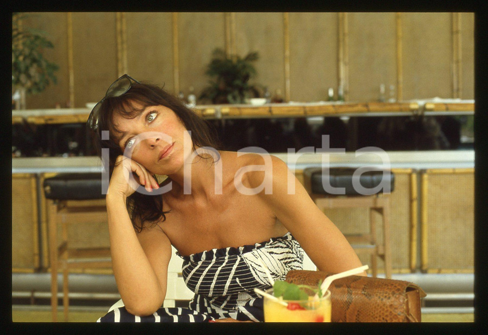 35mm vintage slide* 1990 ca LIDO DI VENEZIA - Marie LAFORÊT - Ritratto (8)