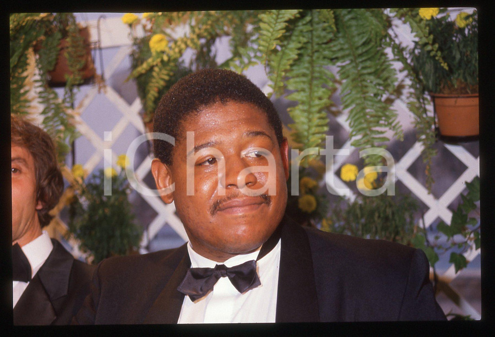 35mm vintage slide* 1988 FESTIVAL DI CANNES Forest WHITAKER Ritratto (1)