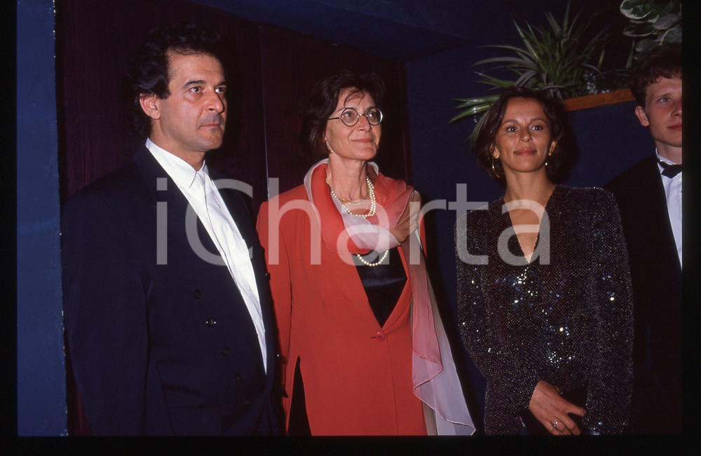 35mm vintage slide* 1991 CANNES Christine BOISSON Ennio FANTASTICHINI (4) 