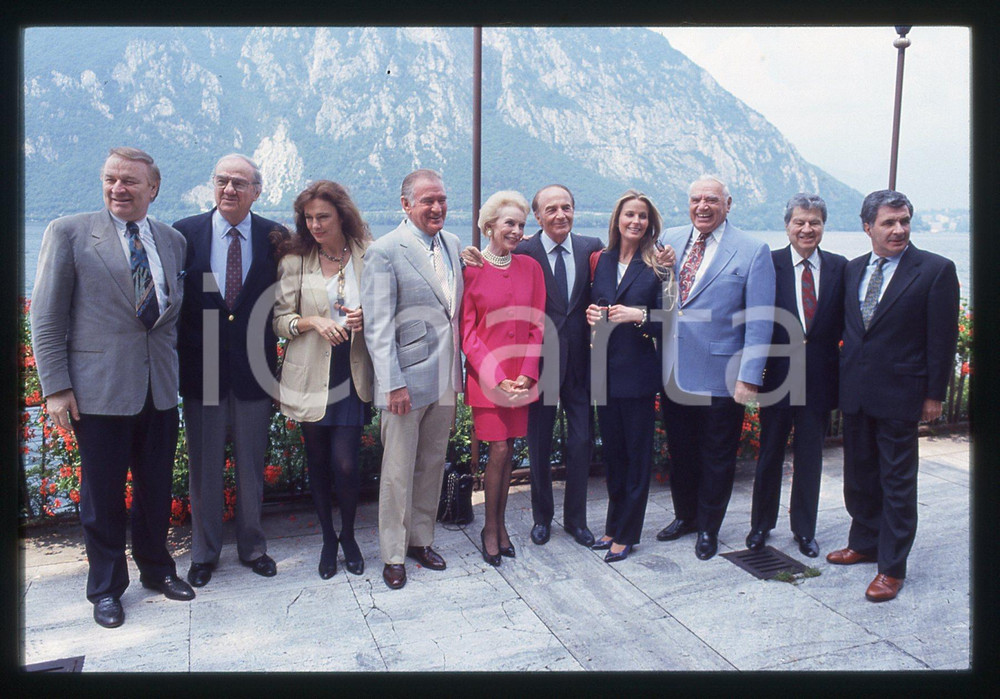 35mm vintage slide* 1992 CERNOBBIO Ernest BORGNINE  Karl MALDEN Janet LEIGH (2)