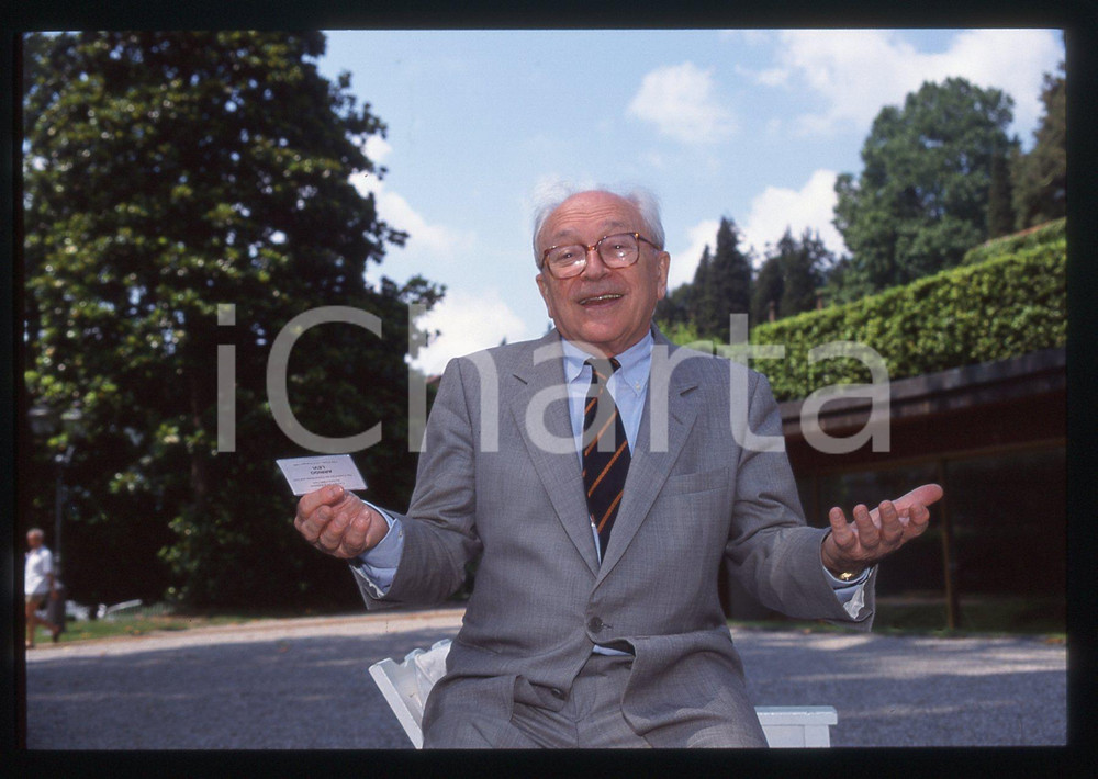 35mm vintage slide* 1995 CERNOBBIO - VILLA D'ESTE Arrigo LEVI al CONSIUSA (5)