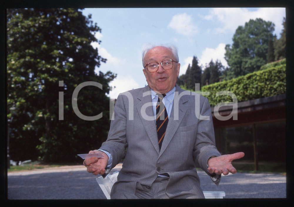 35mm vintage slide* 1995 CERNOBBIO - VILLA D'ESTE Arrigo LEVI al CONSIUSA (6)