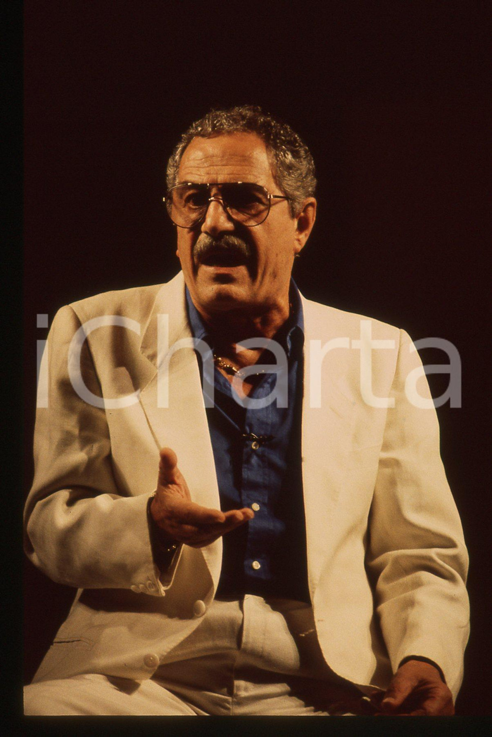 Fotografia d epoca originale 35mm vintage slide 1990 CINEMA Nino MANFREDI Ritratto dell attore 1 1