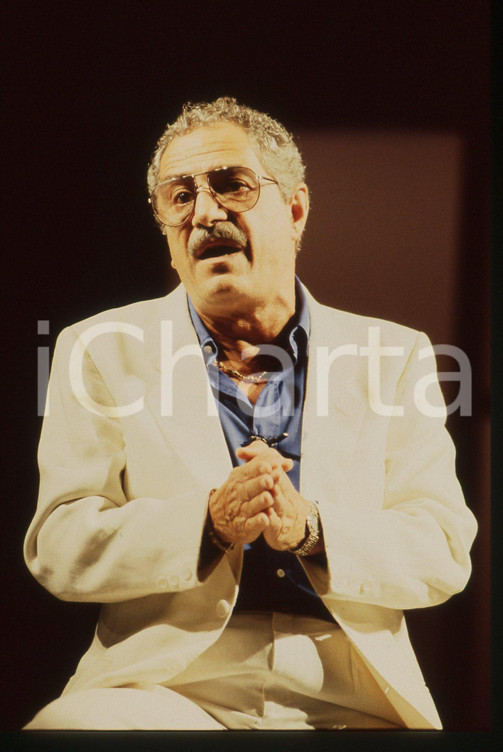 Fotografia d epoca originale 35mm vintage slide 1990 CINEMA Nino MANFREDI Ritratto dell attore 4 1
