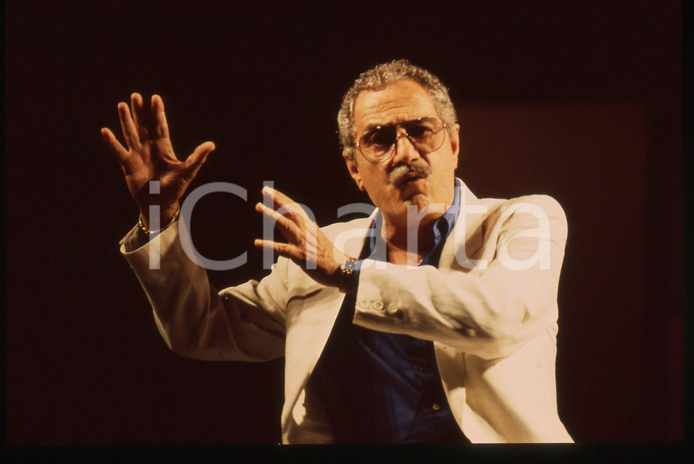 Fotografia d epoca originale 35mm vintage slide 1990 CINEMA Nino MANFREDI Ritratto dell attore 5 1