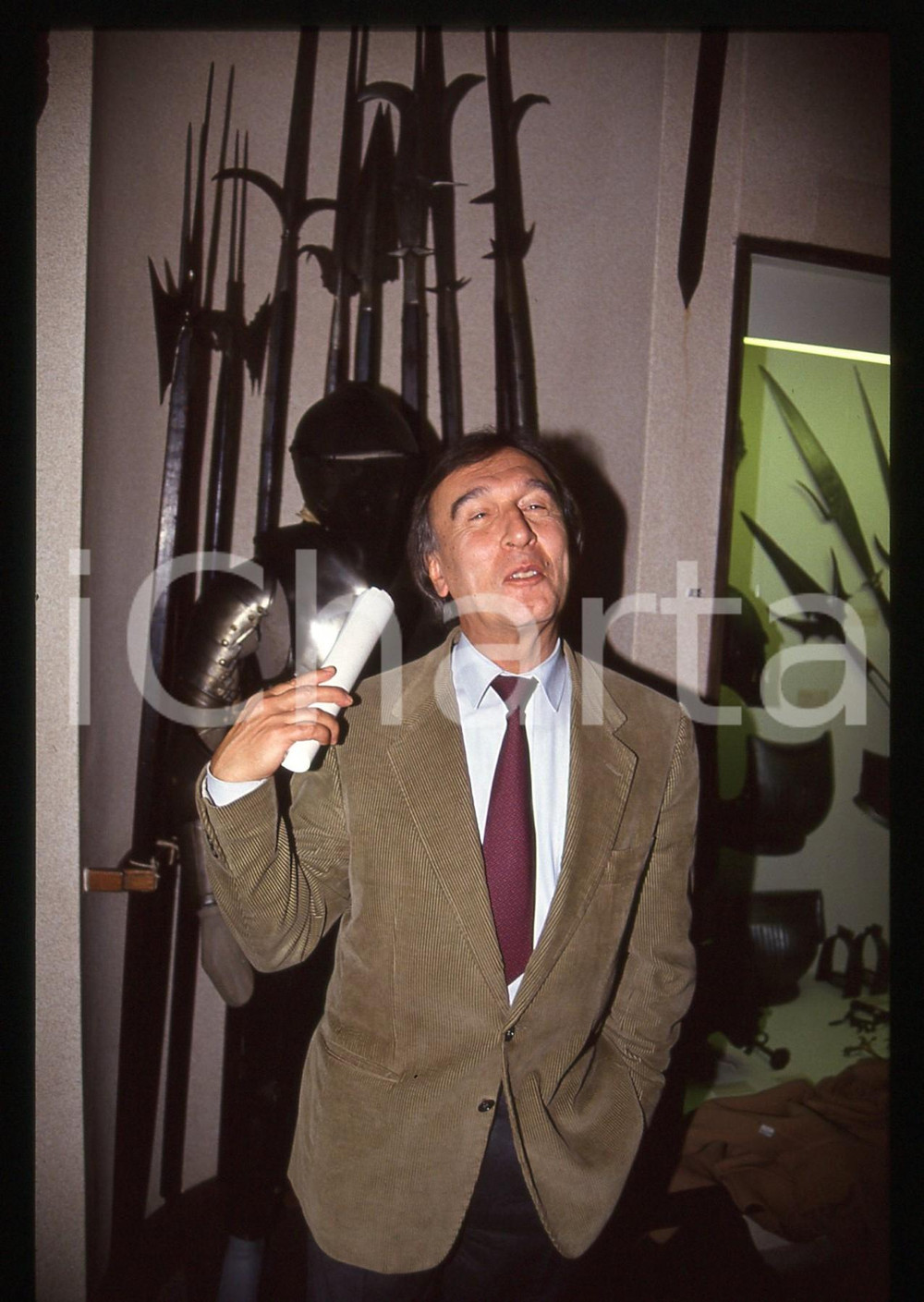 Fotografia d epoca originale 35mm vintage slide 1993 MILANO Claudio ABBADO Ritratto direttore d orchestra 2 1