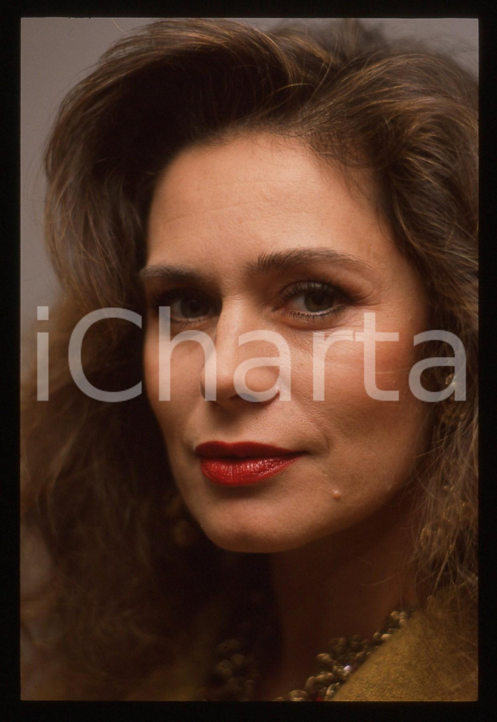 Fotografia d epoca originale 35mm vintage slide 1990 ca CINEMA Corinne CLÃ‰RY Ritratto dell attrice 1 1