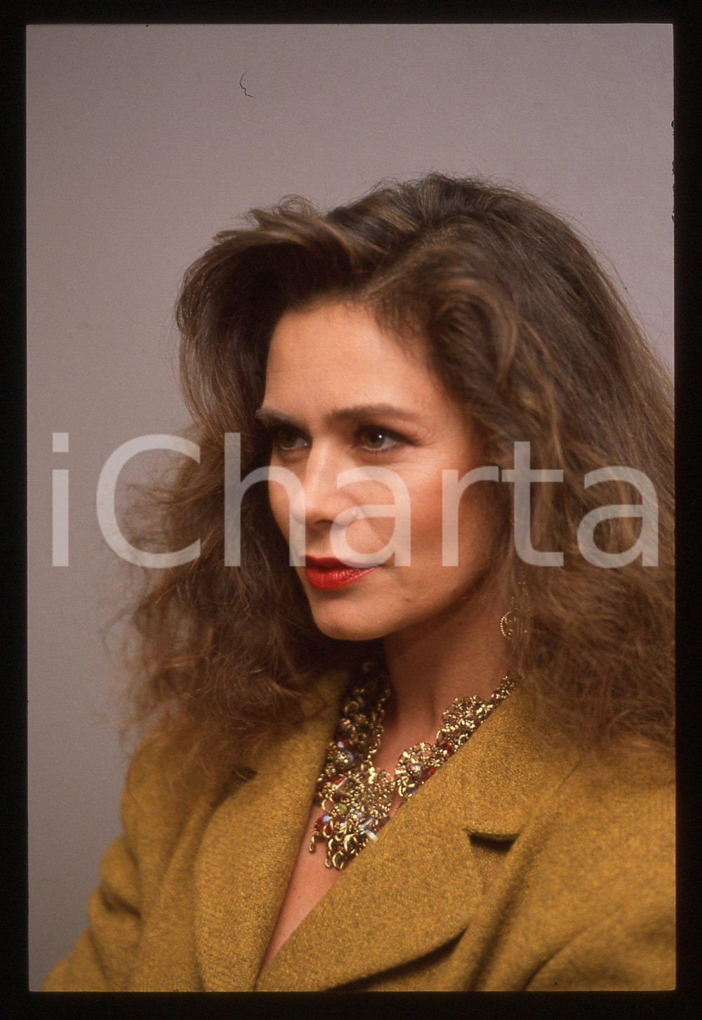 Fotografia d epoca originale 35mm vintage slide 1990 ca CINEMA Corinne CLERY Ritratto dell attrice 2 1