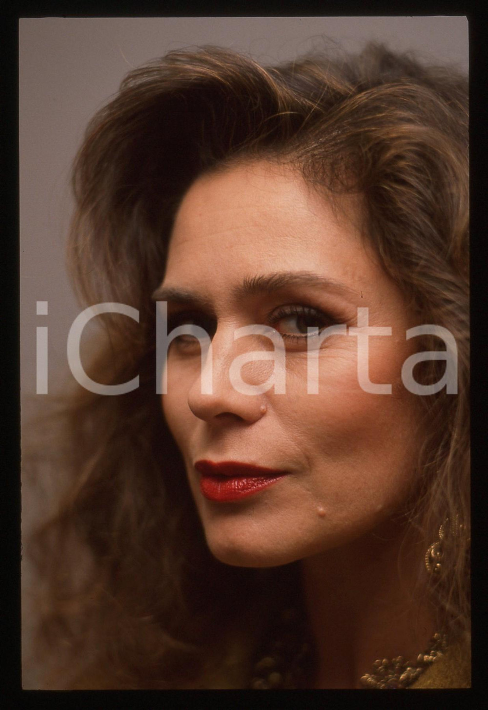 35mm vintage slide* 1990 ca CINEMA Corinne CLÉRY Ritratto dell'attrice (5)