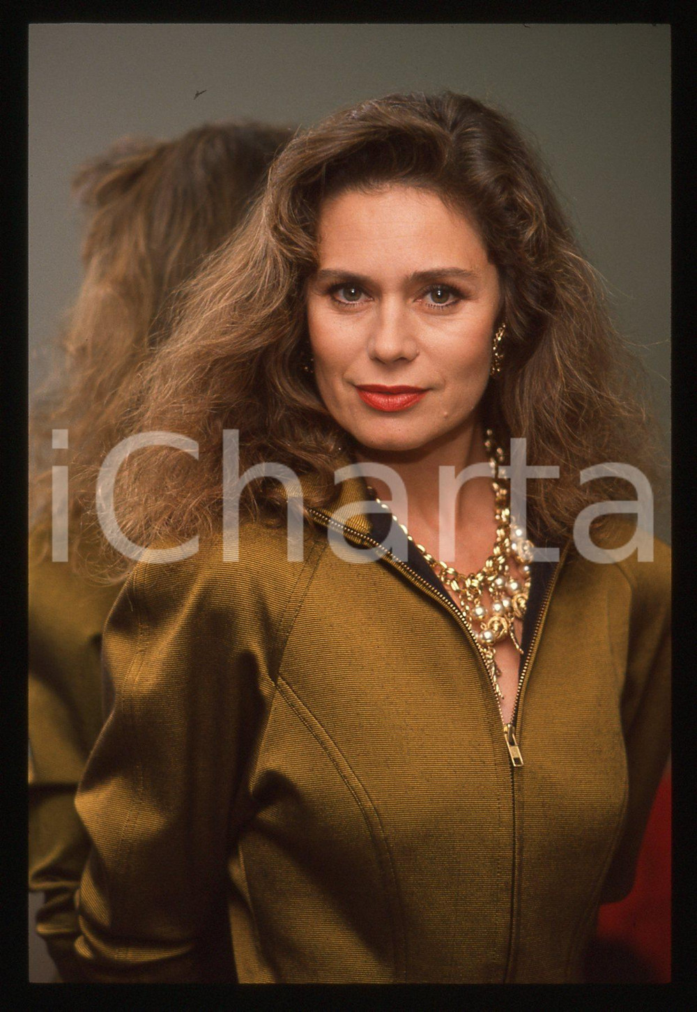Fotografia d epoca originale 35mm vintage slide 1990 ca CINEMA Corinne CLERY Ritratto dell attrice 6 1