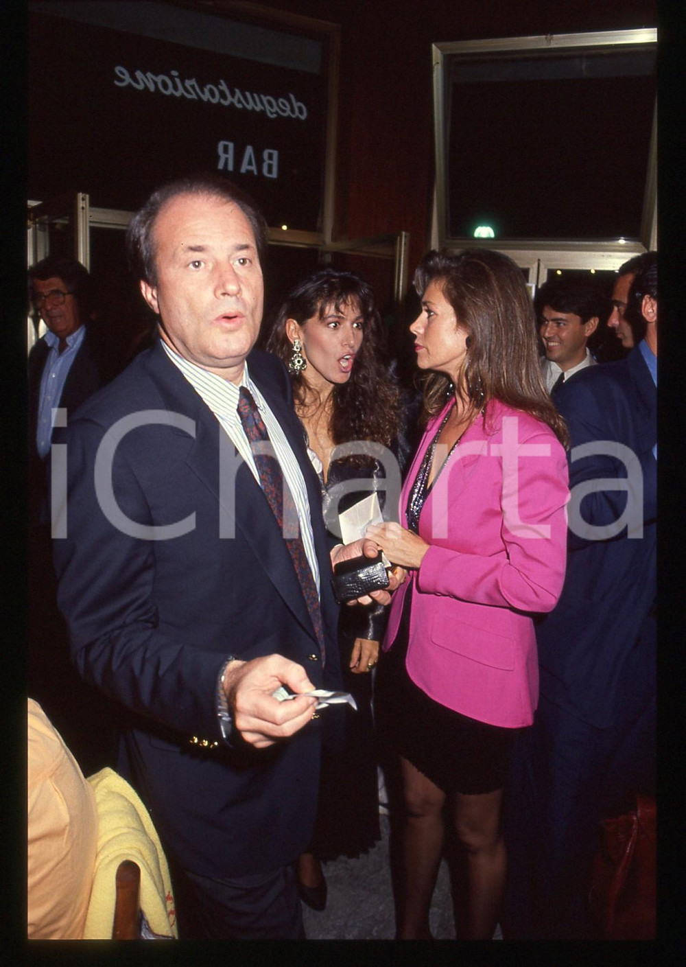 35mm vintage slide* 1992 VENEZIA Corinne CLÉRY Barbara D'URSO Ritratto (2)