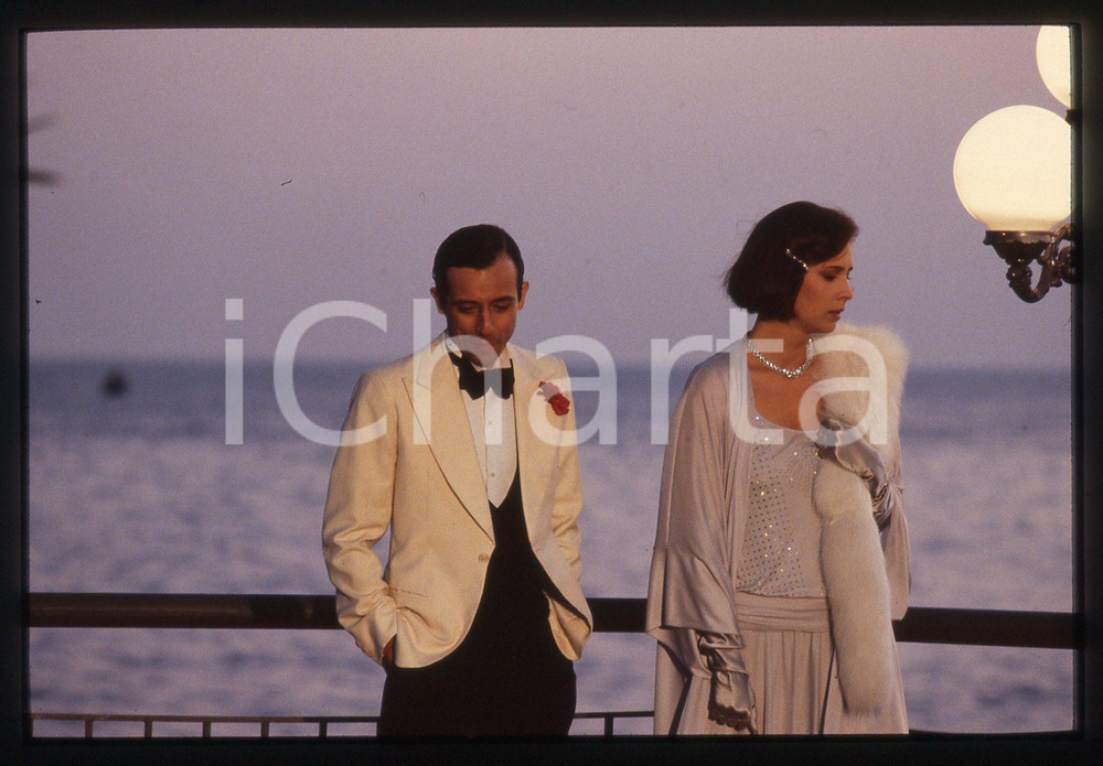 Fotografia d epoca originale 35mm vintage slide 1984 RAIDUE Barbara NASCIMBENE Mattia SBRAGIA Nata d amore 1 1