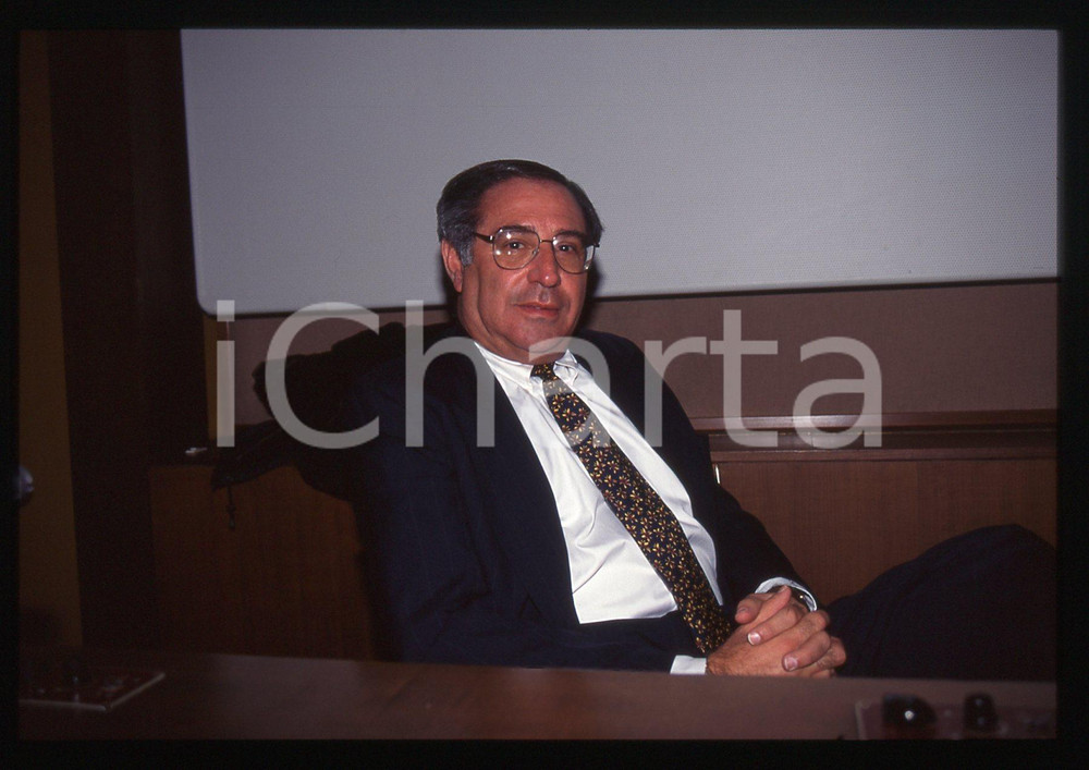 Fotografia d epoca originale 35mm vintage slide 1999 MILANO Victor LEVENTHAL al Global Knowledge Network 1 1