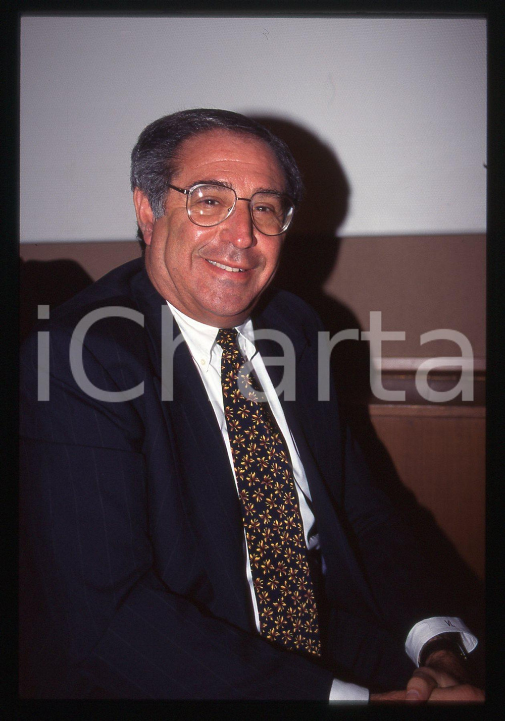 Fotografia d epoca originale 35mm vintage slide 1999 MILANO Victor LEVENTHAL al Global Knowledge Network 4 1
