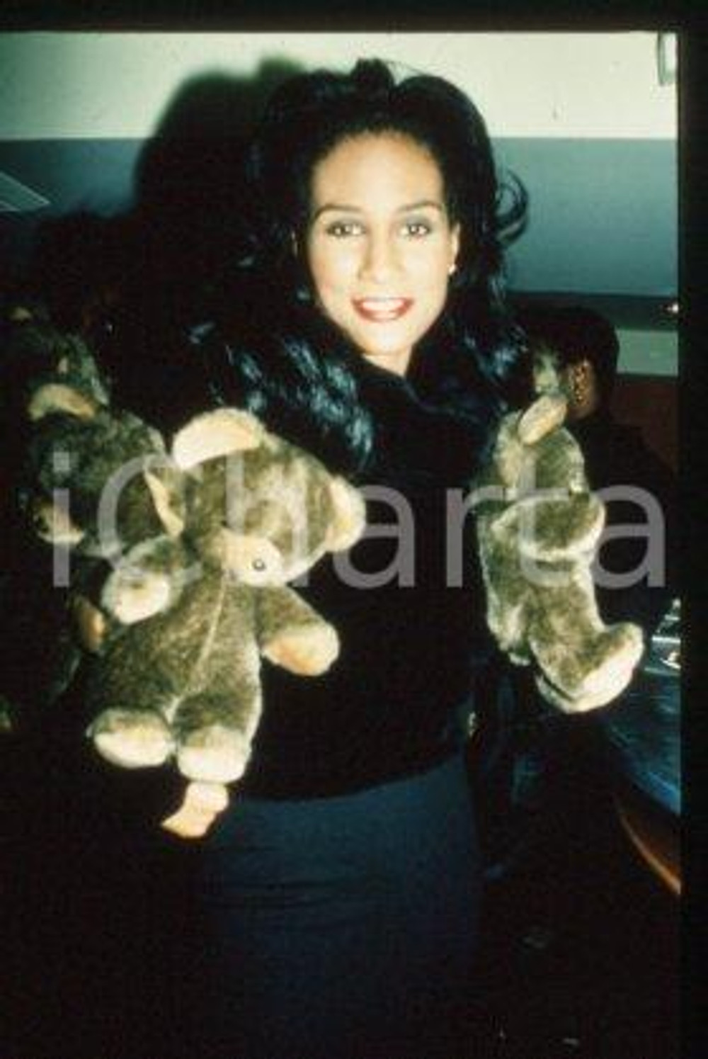 35mm vintage slide* 1992 ca CINEMA Actress Beverly JOHNSON Portrait (18)