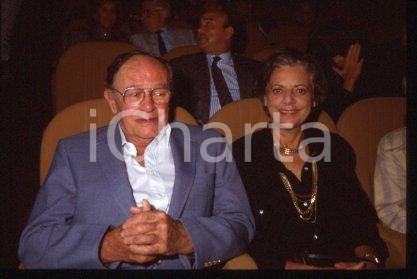 35mm vintage slide*1987 VENEZIA Joseph L.MANKIEWICZ moglie Mostra del Cinema(33)