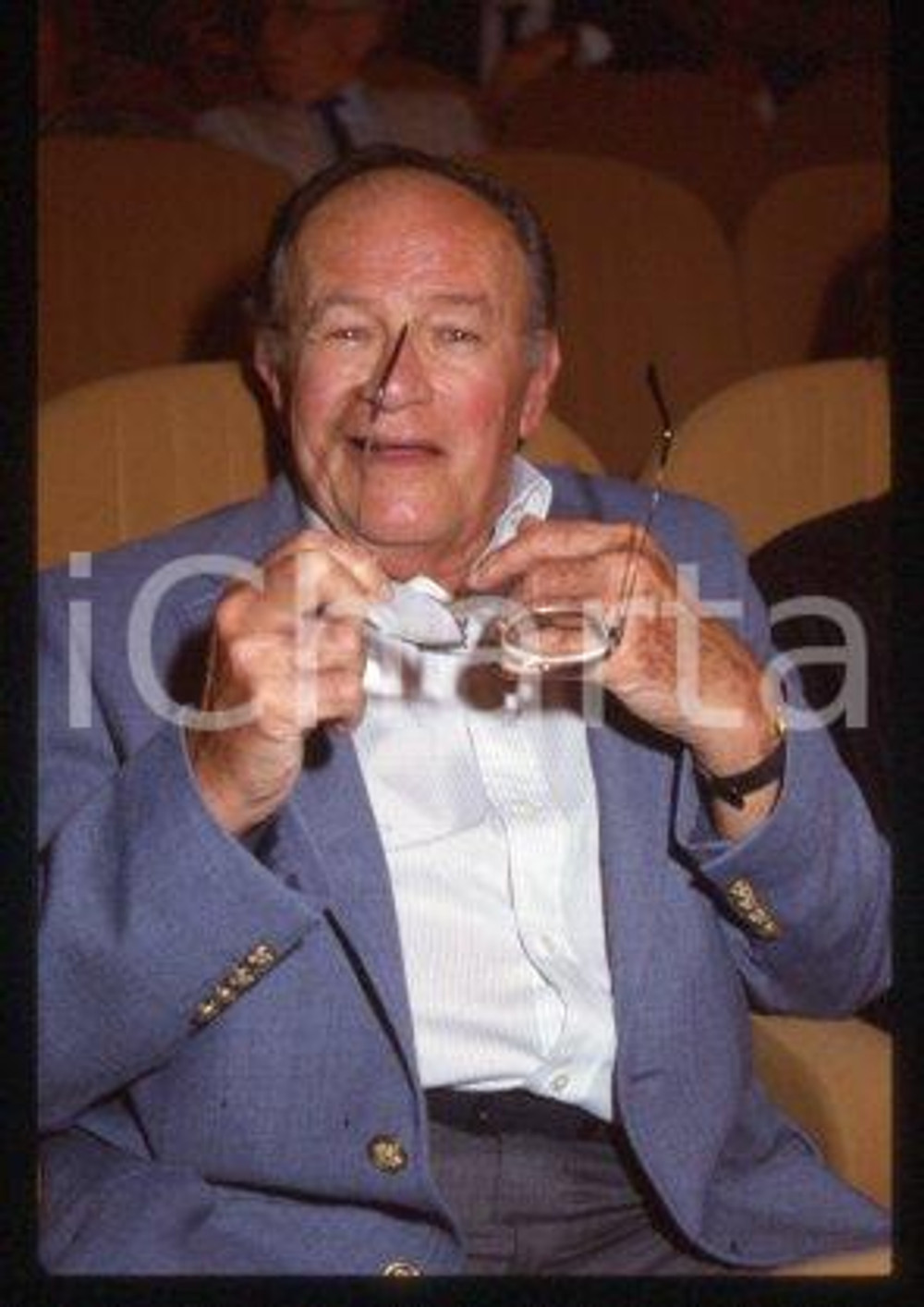 35mm vintage slide* 1987 VENEZIA Joseph L. MANKIEWICZ alla Mostra del Cinema(12)