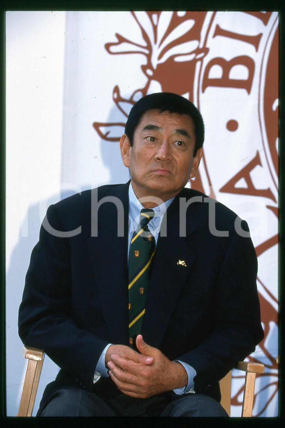 35mm vintage slide* 1993 VENEZIA Ken TAKAKURA Mostra del Cinema Portrait (7)