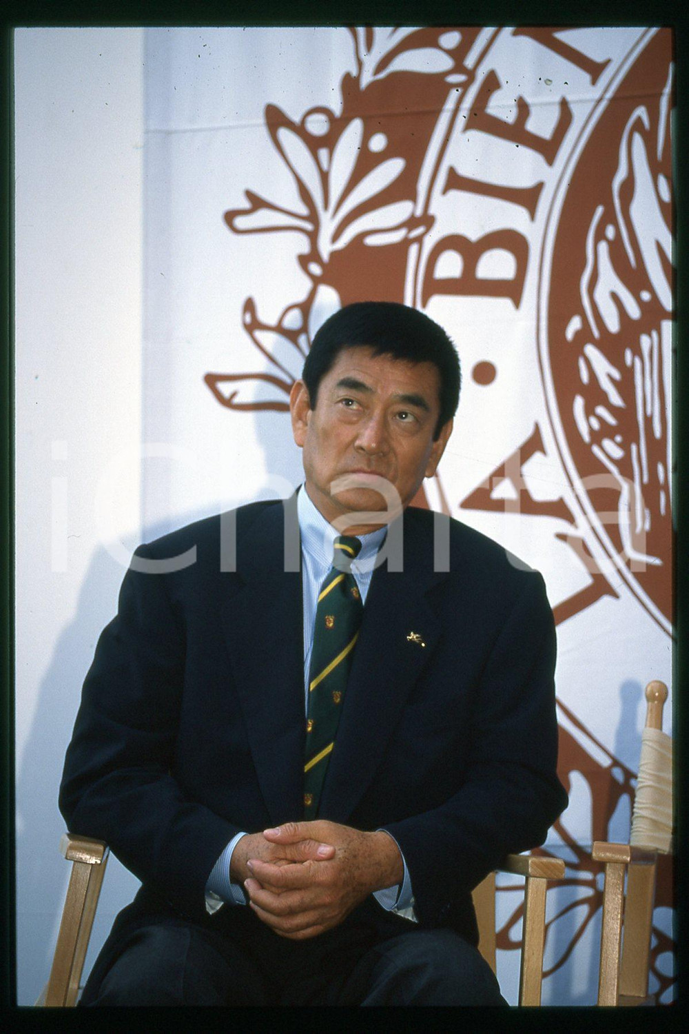 35mm vintage slide* 1993 VENEZIA Ken TAKAKURA Mostra del Cinema Portrait (9)