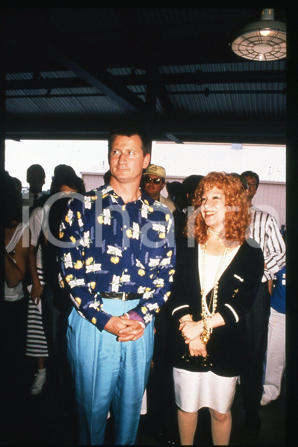 35mm vintage slide* 1989 DISNEY Bette MIDLER Martin VON HASELBERG