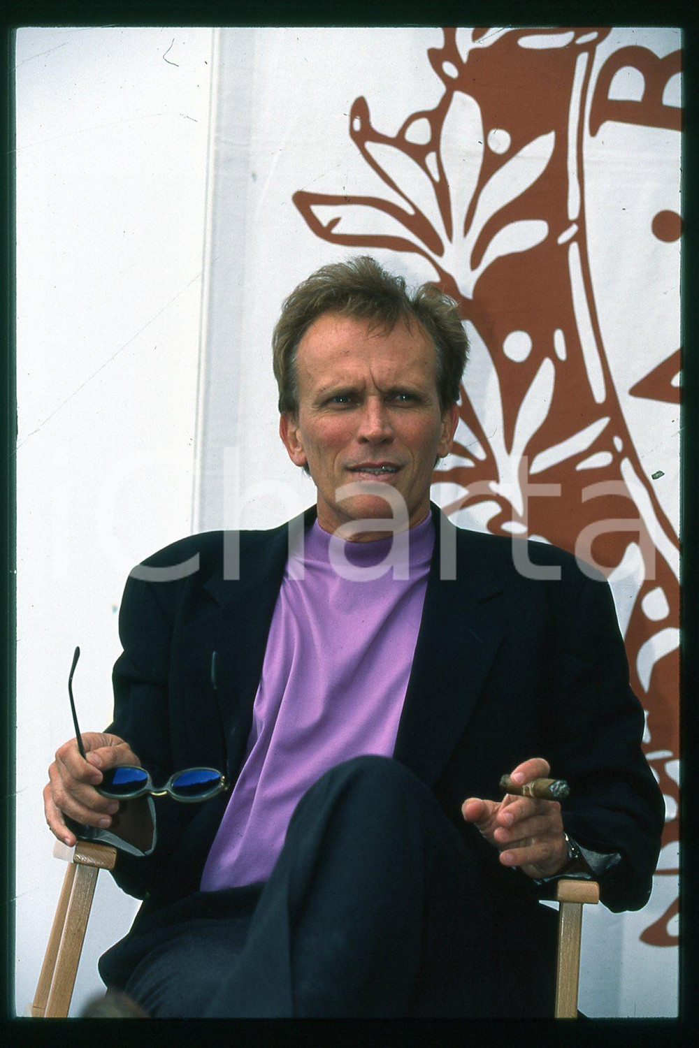 35mm vintage slide* 1995 VENEZIA Peter WELLER Mostra del cinema Ritratto (4)