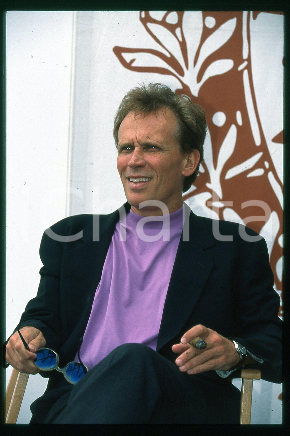 35mm vintage slide* 1995 VENEZIA Peter WELLER Mostra del cinema Ritratto (3)